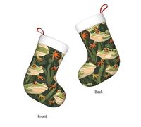 WZYWHJ Christmas Decoration Stocking - Premium Quality Festive Holiday Decor Naughty Frog Picture