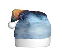 WZYWHJ Christmas Hat for Adult - Ornamental Headband for Holiday Parties and Costume Events Forest Aurora Pattern
