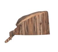 WZYWHJ Cleaning Working Cap Country barn Wood Door Printed - Chef Hat for Women & Men, Adjustable, Breathable Black