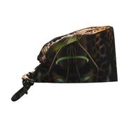 WZYWHJ Cleaning Working Cap Cute Baby Jaguar Printed - Chef Hat for Women & Men, Adjustable, Breathable Black
