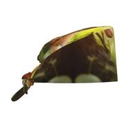 WZYWHJ Cleaning Working Cap Cute Little Squirrel Printed - Chef Hat for Women & Men, Adjustable, Breathable Black