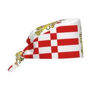 WZYWHJ Cleaning Working Cap Flag of The Senate of Bremen Prints - Chef Hat for Women & Men, Adjustable, Breathable Black