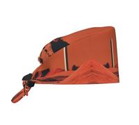 WZYWHJ Cleaning Working Cap Martian Highway Prints - Chef Hat for Women & Men, Adjustable, Breathable Black