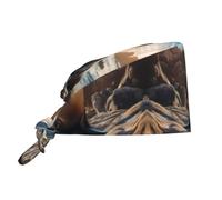 WZYWHJ Cleaning Working Cap Sea Lion on The Rocks Printed - Chef Hat for Women & Men, Adjustable, Breathable