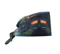 WZYWHJ Cleaning Working Cap The City on The Water Prints - Chef Hat for Women & Men, Adjustable, Breathable Black