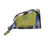 WZYWHJ Cleaning Working Cap Well-Behaved Schnauzer Printing - Chef Hat for Women & Men, Adjustable, Breathable Black