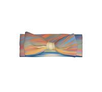 WZYWHJ Coastal Evening Breeze Picture baby bow headbands and elastic soft hair accessories for newborns and girls