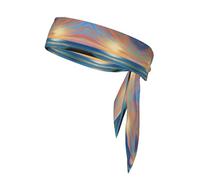 WZYWHJ Coastal Evening Breeze Picture Headbands,Sports Head Tie,Headband for Men and Women,Hair Band for Running Workout Football