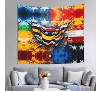 WZYWHJ Color Flag Printing Indoor Decor Tapestry 60x51 in : Soft, Quality and lightweight Suitable for wall hanging tapestries