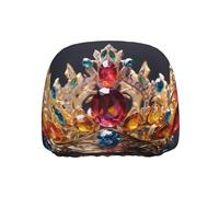 WZYWHJ Colored Crystal Crown Picture Seat Head Pillowcase Car Truck General Motors Parts Protective Cover one Pack