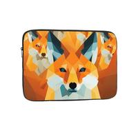 WZYWHJ Colored Foxes Picture Shockproof Portable Laptop Sleeve Case 13 inch for Men and Women Business Travel, School, Office Daily Use