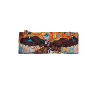 WZYWHJ Colorful carousel Printing baby bow headbands and elastic soft hair accessories for newborns and girls