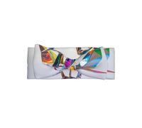 WZYWHJ Colorful crane origami Pattern baby bow headbands and elastic soft hair accessories for newborns and girls