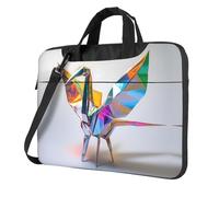 WZYWHJ Colorful crane origami Pattern Ultra-thin portable single-shoulder laptop bag 14 inch computer accessories soft shockproof for laptops