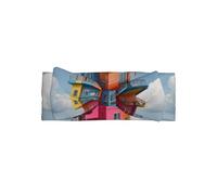 WZYWHJ Colorful rescue tower Printing baby bow headbands and elastic soft hair accessories for newborns and girls