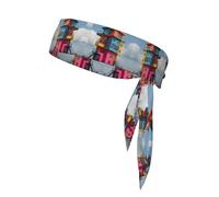 WZYWHJ Colorful rescue tower Printing Headbands,Sports Head Tie,Headband for Men and Women,Hair Band for Running Workout Football