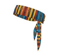 WZYWHJ colorful wooden boards Printing Headbands,Sports Head Tie,Headband for Men and Women,Hair Band for Running Workout Football