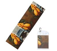 WZYWHJ Cool sports towel 12x40in Big mango Pattern soft and comfortable absorbent and dry for yoga travel and running