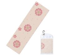 WZYWHJ Cool sports towel 12x40in Little cherry blossoms Pattern soft and comfortable absorbent and dry for yoga travel and running
