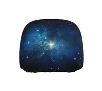 WZYWHJ Cosmic Starry Night Picture Seat Head Pillowcase Car Truck General Motors Parts Protective Cover one Pack