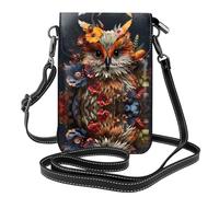 WZYWHJ Creative animal modeling Printing Leather Crossbody Flap Phone Bag - Versatile Gift for Women Walking, Camping, Shopping, and Travel