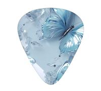 Wzywhj Crystal Butterfly Pattern Guitar Pick Easy Grip Uke Picks For Your Bass, Ukulele, Acoustic And Electric Guitar,12 Piece