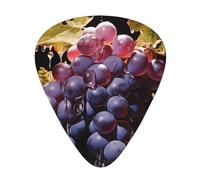 Wzywhj Crystal Clear Grapes Printing Guitar Plectrum Easy Grip Uke Picks Holdingï¼Œ Ukulele, Acoustic And Electric Guitarï¼Œ12 Piece