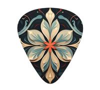 Wzywhj Crystal Shape Patterns Pattern Guitar Pick Easy Grip Uke Picks For Your Bass, Ukulele, Acoustic And Electric Guitar,12 Piece