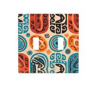 WZYWHJ cultural symbol Printing Decorative Wall Plate 4.5x4.5 Inches Durable and Stylish for Residential and Commercial Areas