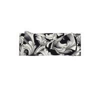 WZYWHJ Curling grass Pattern baby bow headbands and elastic soft hair accessories for newborns and girls