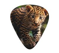 Wzywhj Cute Baby Jaguar Printed Guitar Picks 12 Piece, Easy Grip Uke Picks Hold In One'S Hands, Ukulele, Acoustic Or Electric Electric Guitar