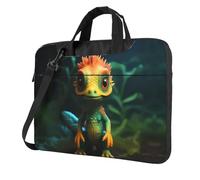 WZYWHJ Cute dinosaur Pattern Ultra-thin portable single-shoulder laptop bag 15.6 inch computer accessories soft shockproof for laptops
