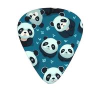 Wzywhj Cute Little Panda Printed Guitar Picks 12 Piece, Easy Grip Uke Picks Hold In One'S Hands, Ukulele, Acoustic Or Electric Electric Guitar
