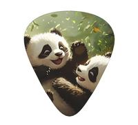Wzywhj Cute Red Panda Pattern Guitar Pick Easy Grip Uke Picks For Your Bass, Ukulele, Acoustic And Electric Guitarï¼Œ12 Piece