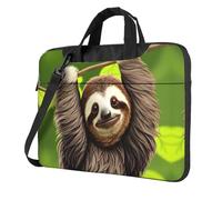 WZYWHJ Cute Sloth Prints Ultra-thin portable single-shoulder laptop bag 15.6 inch computer accessories soft shockproof for laptops