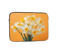 WZYWHJ Daffodils Printed Shockproof Portable Laptop Sleeve Case 15 inch for Men and Women Business Travel, School, Office Daily Use