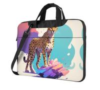 WZYWHJ Data Stream Cheetah Prints Ultra-thin portable single-shoulder laptop bag 15.6 inch computer accessories soft shockproof for laptops