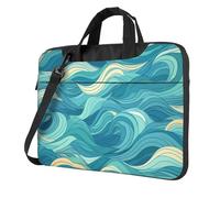 WZYWHJ dawn ocean waves Picture Ultra-thin portable single-shoulder laptop bag 14 inch computer accessories soft shockproof for laptops