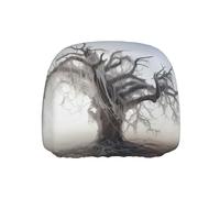WZYWHJ Dead Trees Full of Spider webs Picture Seat Head Pillowcase Car Truck General Motors Parts Protective Cover one Pack