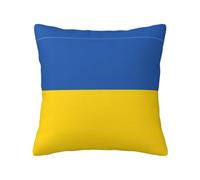WZYWHJ Decorative Throw Pillow Cases 18"x18" Flag of Ukraine Printing Double-Sided Design Square Pillowcases for Home Bed Sofa Living Room Farmhouse Outdoor