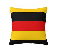 WZYWHJ Decorative Throw Pillow Cases 20"x20" German Flag Prints Double-Sided Design Square Pillowcases for Home Bed Sofa Living Room Farmhouse Outdoor