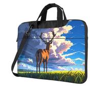 WZYWHJ Deer on the plains Prints Ultra-thin portable single-shoulder laptop bag 13 inch computer accessories soft shockproof for laptops