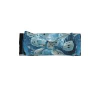 WZYWHJ Dice in ice Printing baby bow headbands and elastic soft hair accessories for newborns and girls