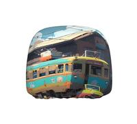 WZYWHJ Dilapidated Old car Picture Seat Head Pillowcase Car Truck General Motors Parts Protective Cover one Pack