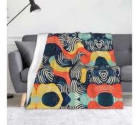 WZYWHJ Dizzy Zebra Print Printing Blankets Throws - Lightweight Warm Comfortable Soft Durable Home Practical Rest Outdoor