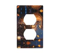 WZYWHJ Double socket decorative wall Plate - easy to Install - Ideal for Residential and Commercial Areas 4.5 X 2.76 In Cinderella Picture