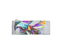 WZYWHJ Dragon Origami Pattern baby bow headbands and elastic soft hair accessories for newborns and girls