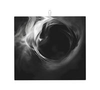 WZYWHJ Dream vortex abstraction Pattern Drying Mat for Kitchen : Made of sponge Water absorbent, With lanyard for hanging 18 x 16 in