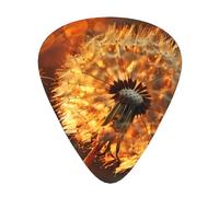 Wzywhj Dreamy Dandelion Printing Guitar Plectrum Easy Grip Uke Picks Holdingï¼Œ Ukulele, Acoustic And Electric Guitarï¼Œ12 Piece