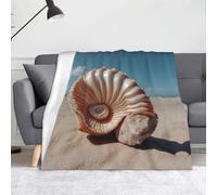 WZYWHJ Dreamy Pearl Shell Printing Blankets Throws - Lightweight Warm Comfortable Soft Durable Home Practical Rest Outdoor